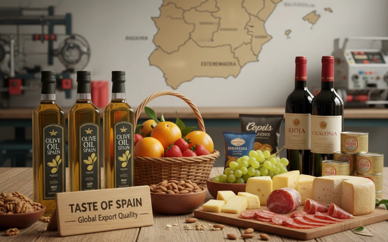 spain biggest exports